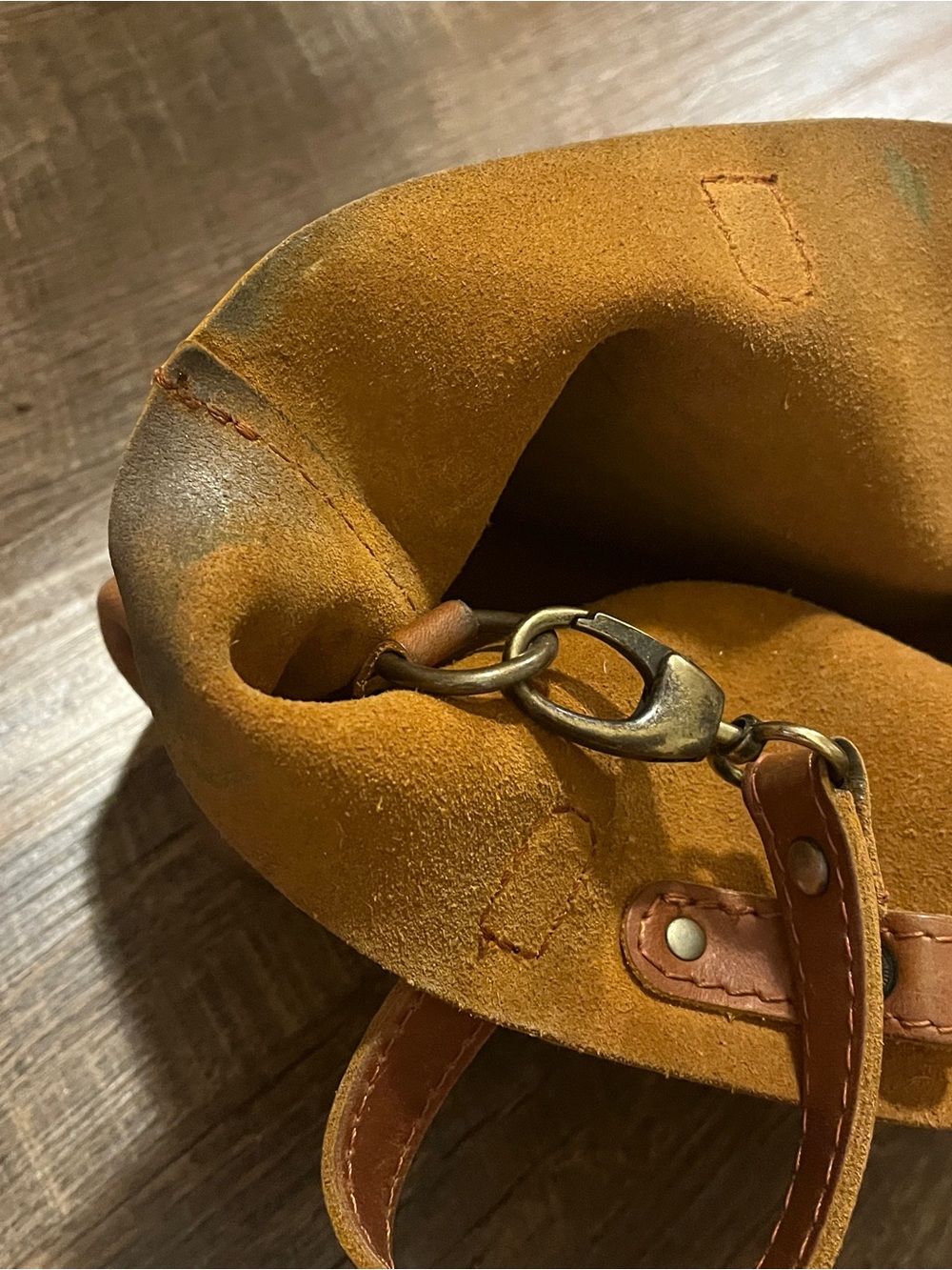Portland Leather Mini Tote
Honey Tan with adjustable strap - Picture 11 of 16